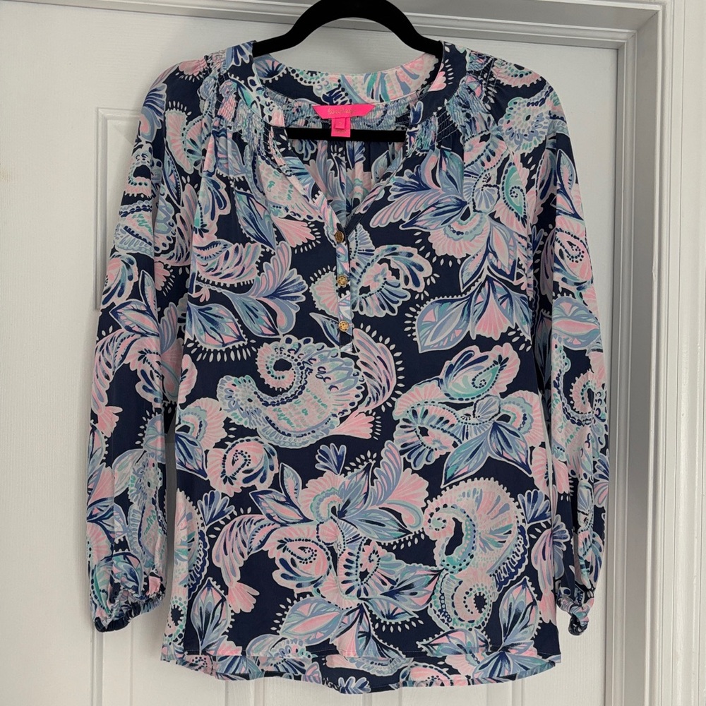 Lilly Pulitzer Elsa Top 💙